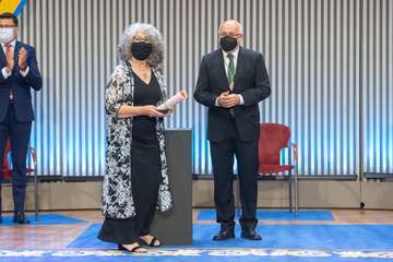 Ceremonia de entrega de Honores y Distinciones 2021 del Cabildo de Gran Canaria/TA.